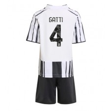 Juventus Federico Gatti #4 Hjemmedraktsett Barn 2025-26 Kortermet (+ korte bukser)